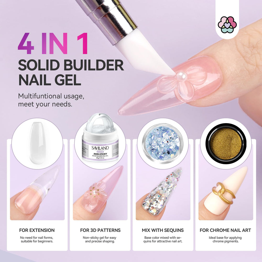 Utilisation à domicile pour ongles professionnels avec le kit Saviland