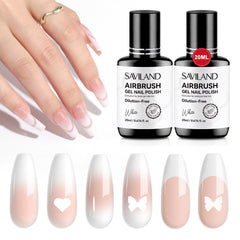 Vernis aérospray SAVILAND blanc 20 ml prêt pour une application homogène.