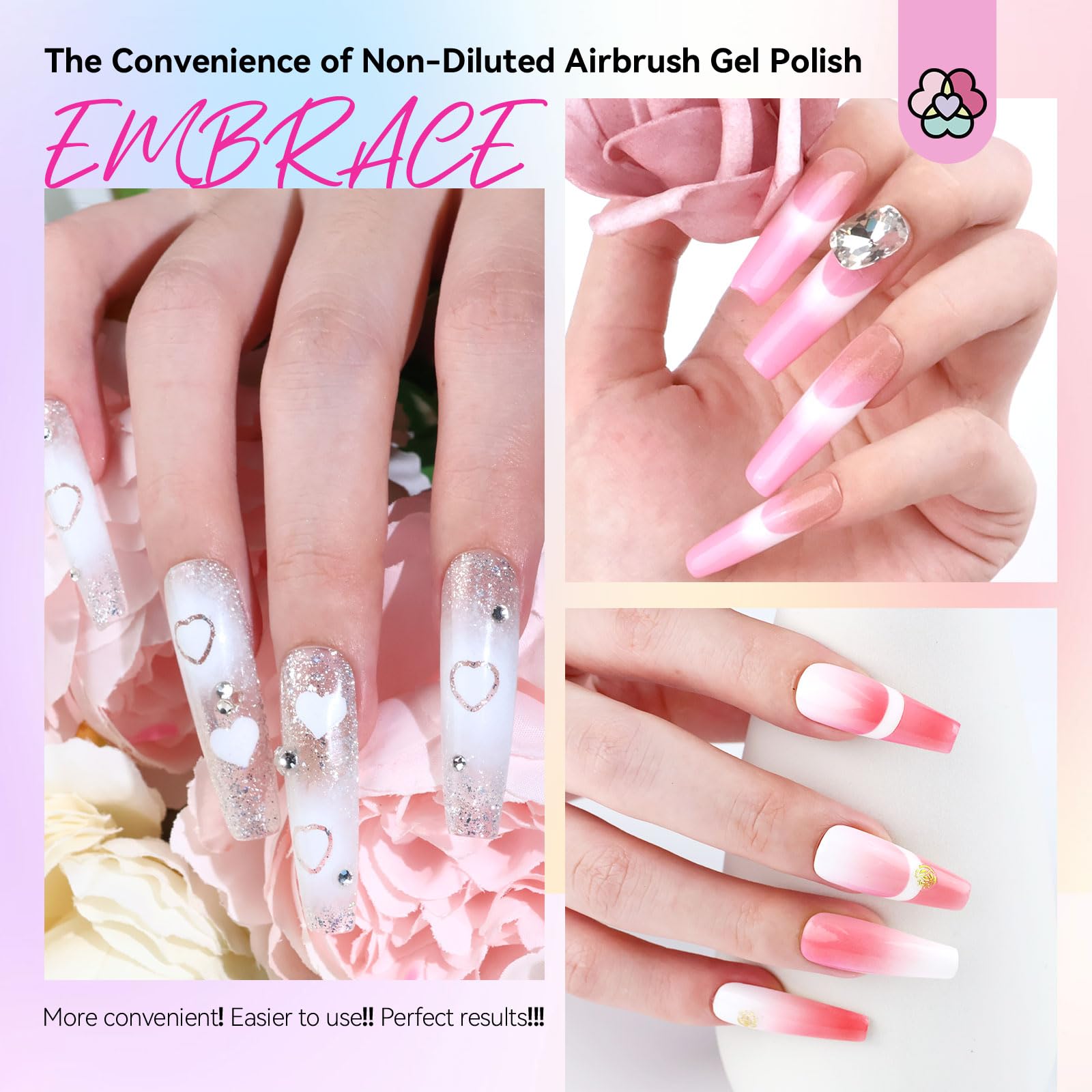 SAVILAND Vernis Gel Airbrush: application sans odeur et contrôle des couleurs.