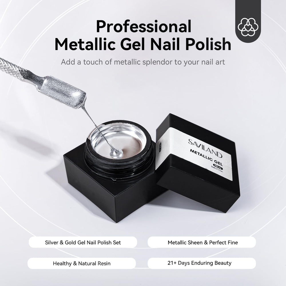 SAVILAND Gel chrome offre une application lisse et homogène