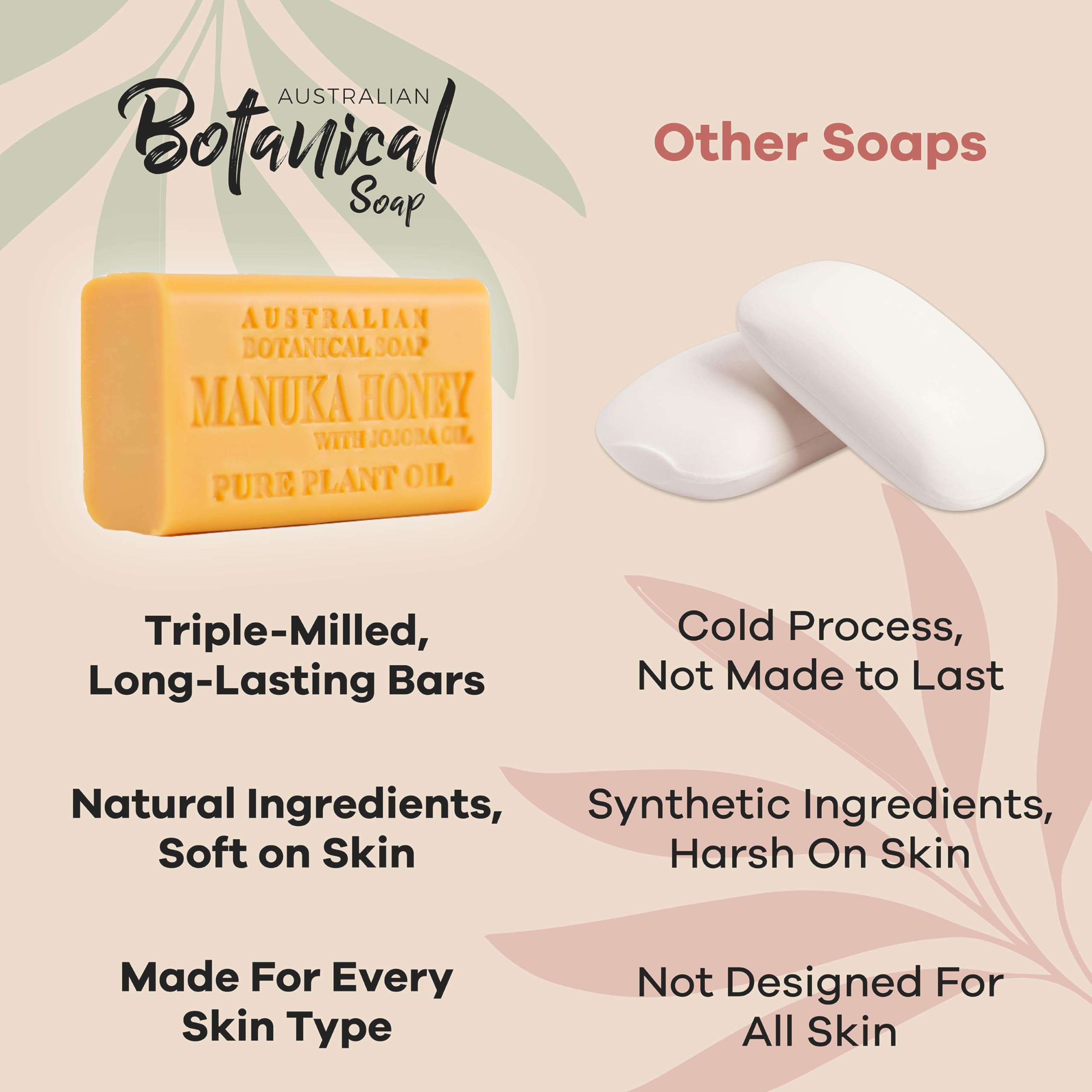 Savon Australian Botanical Soap exfoliation douce pour routine quotidienne