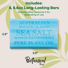 Australian Botanical Soap – triple-moulage-barre, mousse riche et durable
