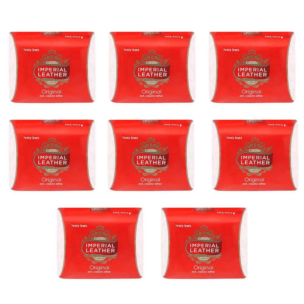 Savon Imperial Leather Original, mousse crèmeuse enveloppant la peau.