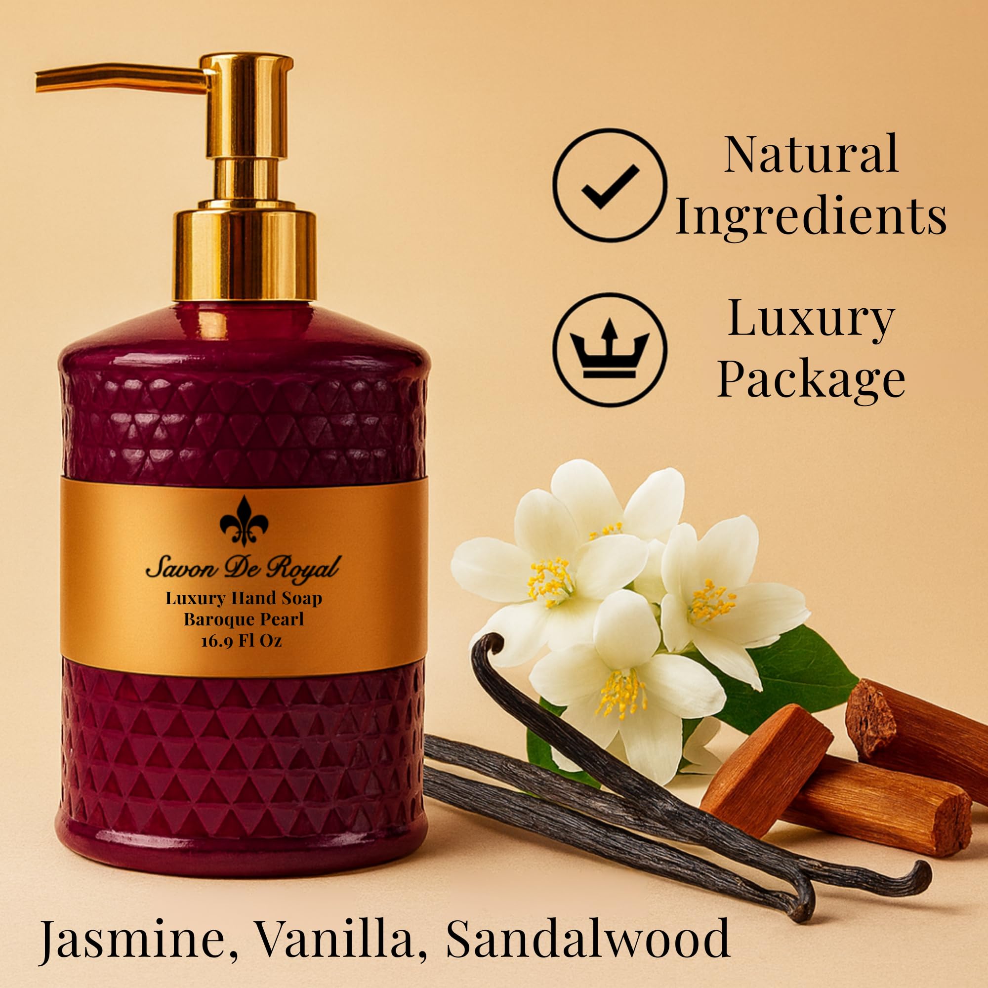 Savon De Royal: mousse crémeuse pour un lavage agréable