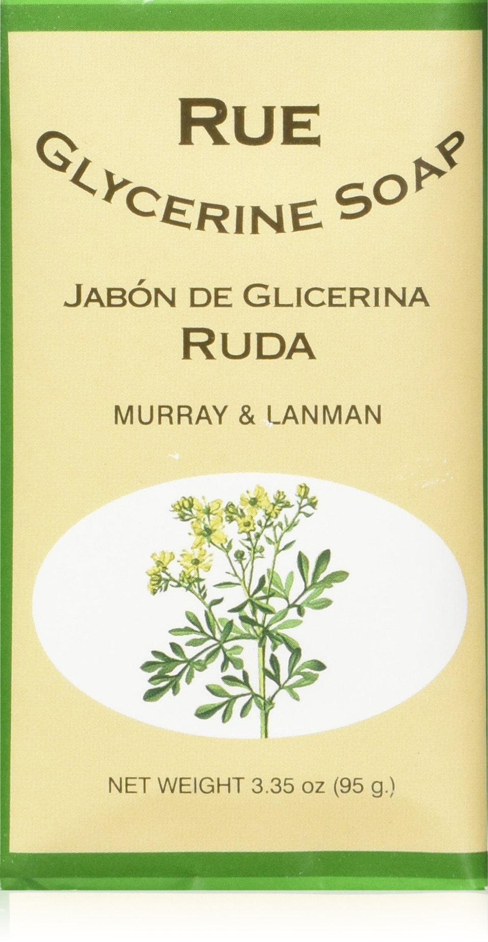 Savon à la glycérine Rue Murray et Lanman, hydratant et rafraîchissant pour la peau.