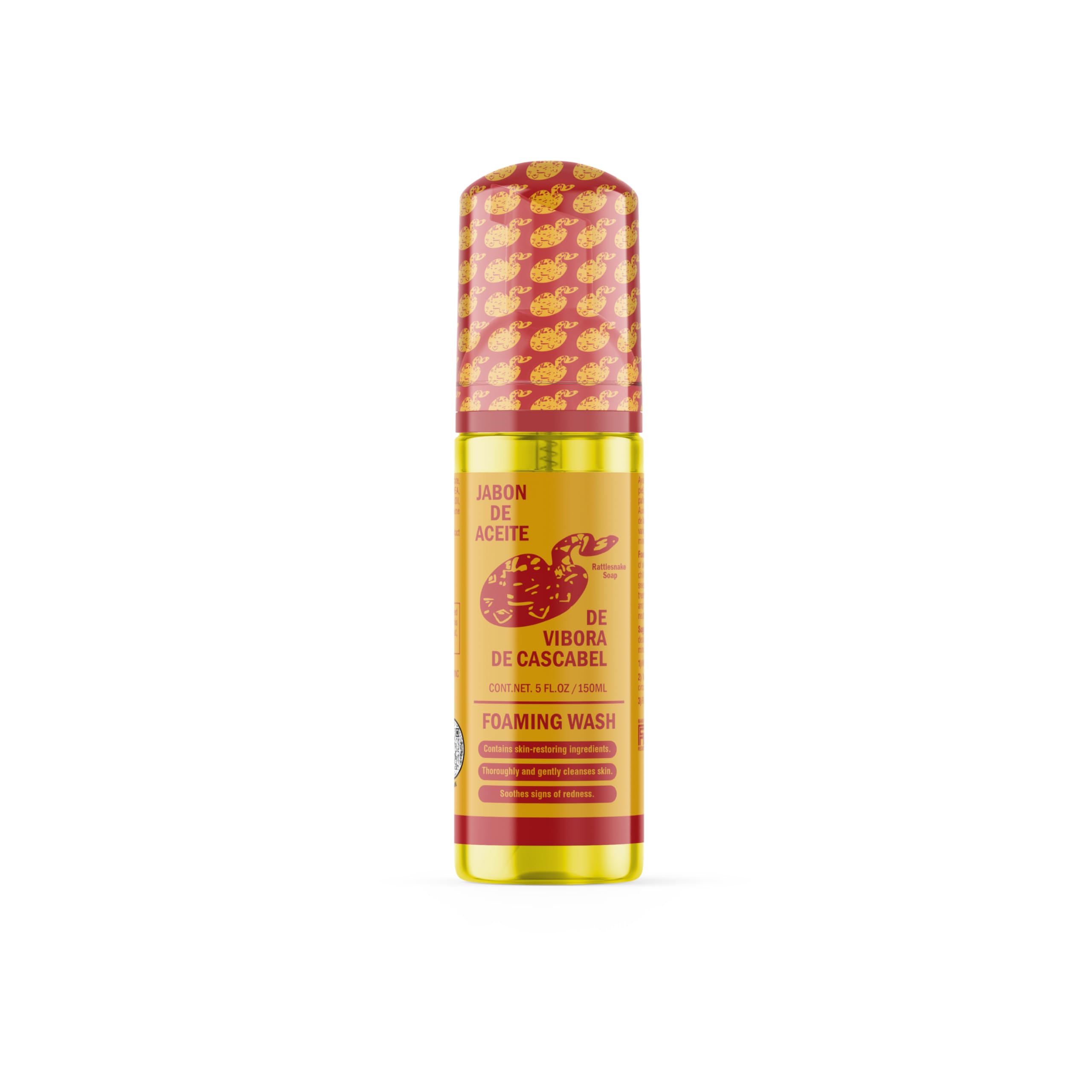 JABON DE ACEITE VIBORA DE CASCABEL – bouteille 150 ml pratique et nourrissante.