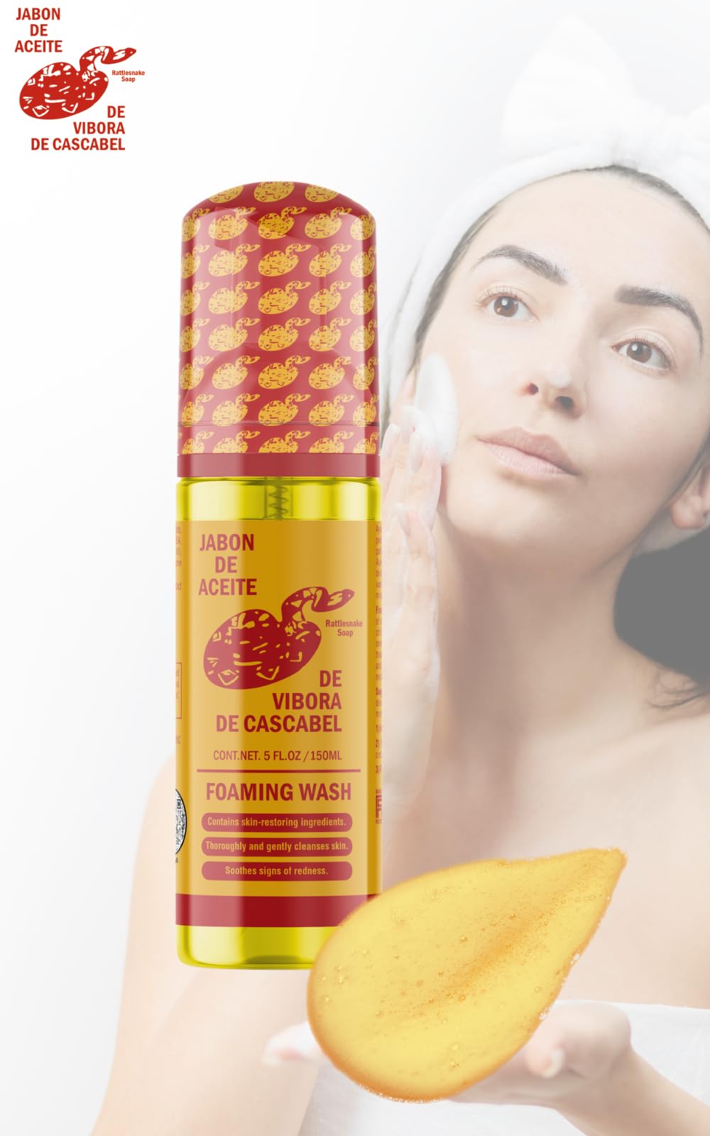 JABON DE ACEITE VIBORA DE CASCABEL – emballage écologique et durable.