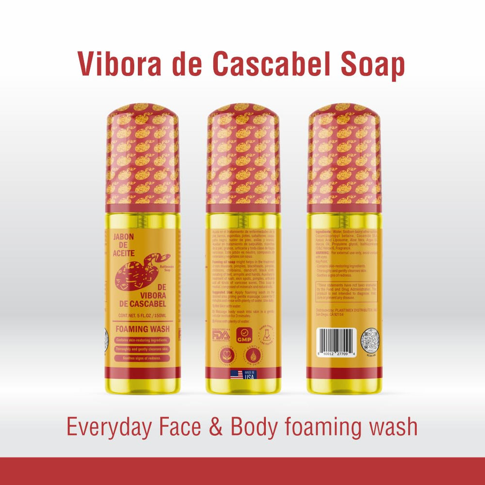 JABON DE ACEITE VIBORA DE CASCABEL – texture crémeuse pour une peau douce.