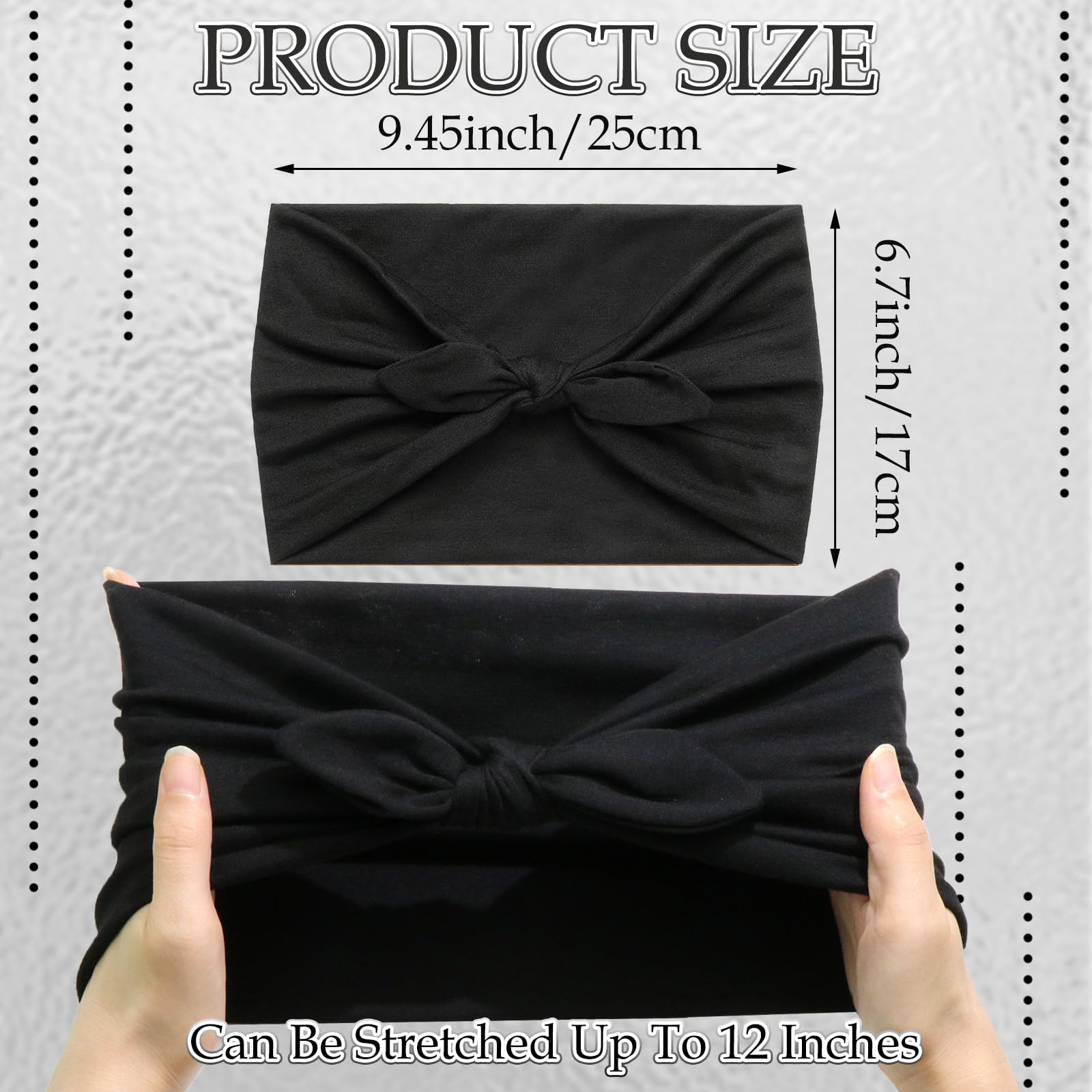 SAWINDA bandeau large pour yoga et sport, confort durable.