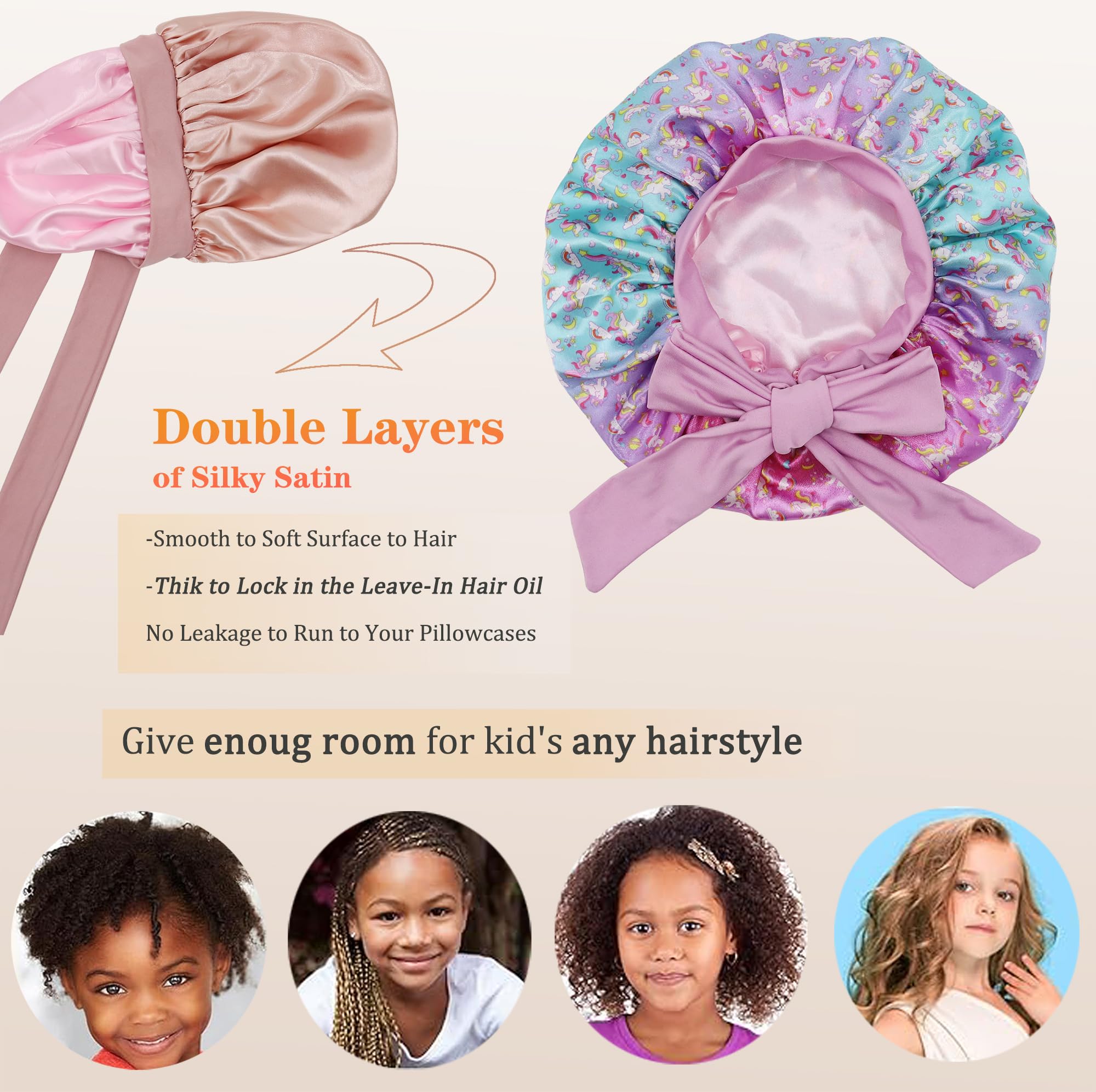 SAYMRE bonnet diamètre 30 cm convient aux cheveux bouclés