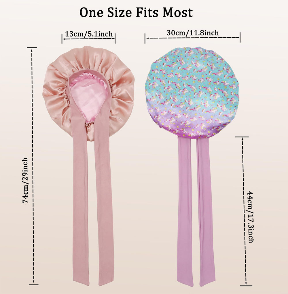 SAYMRE bonnet satin doux, texture légère pour la peau sensible