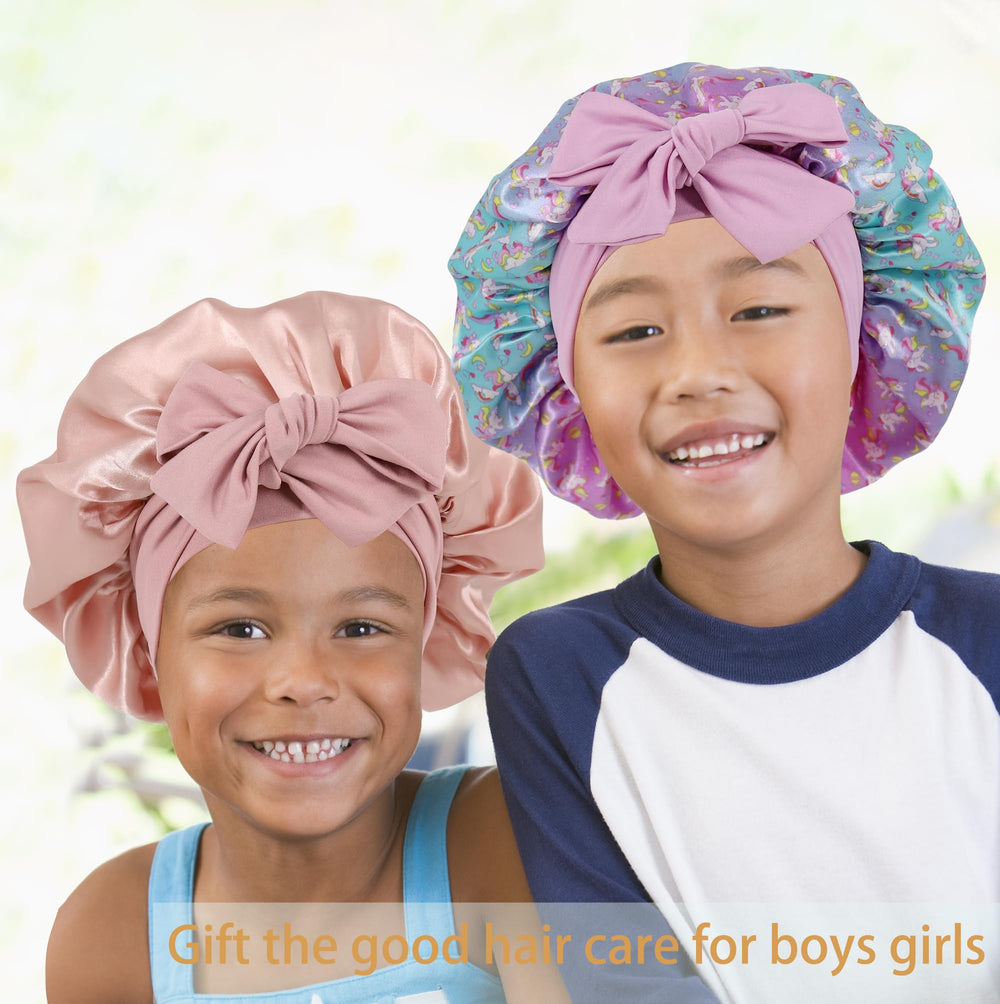 SAYMRE ensemble deux bonnets enfants, set sommeil pratique et adaptable