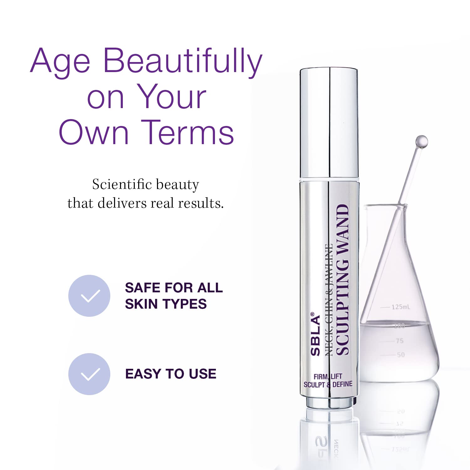 SBLA Serum texture légère pénètre rapidement sur la peau.