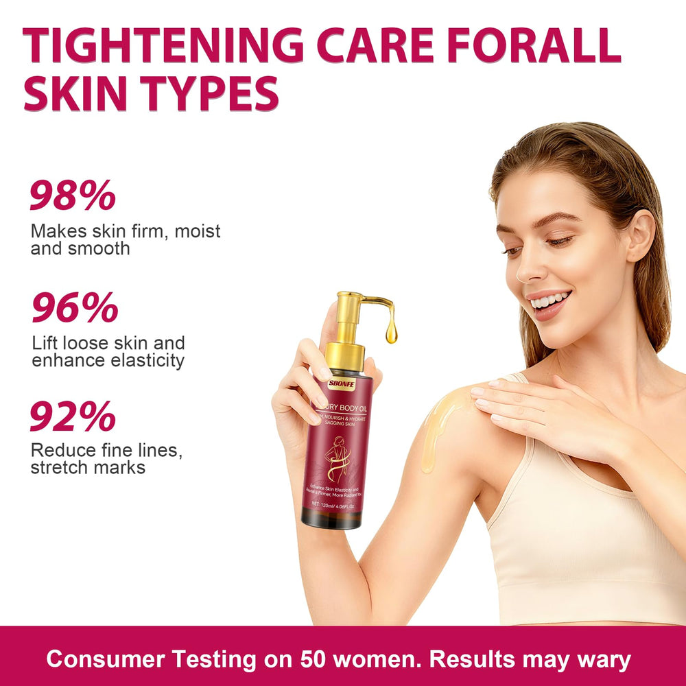 SBONFE application on arm shows hydrated skin.