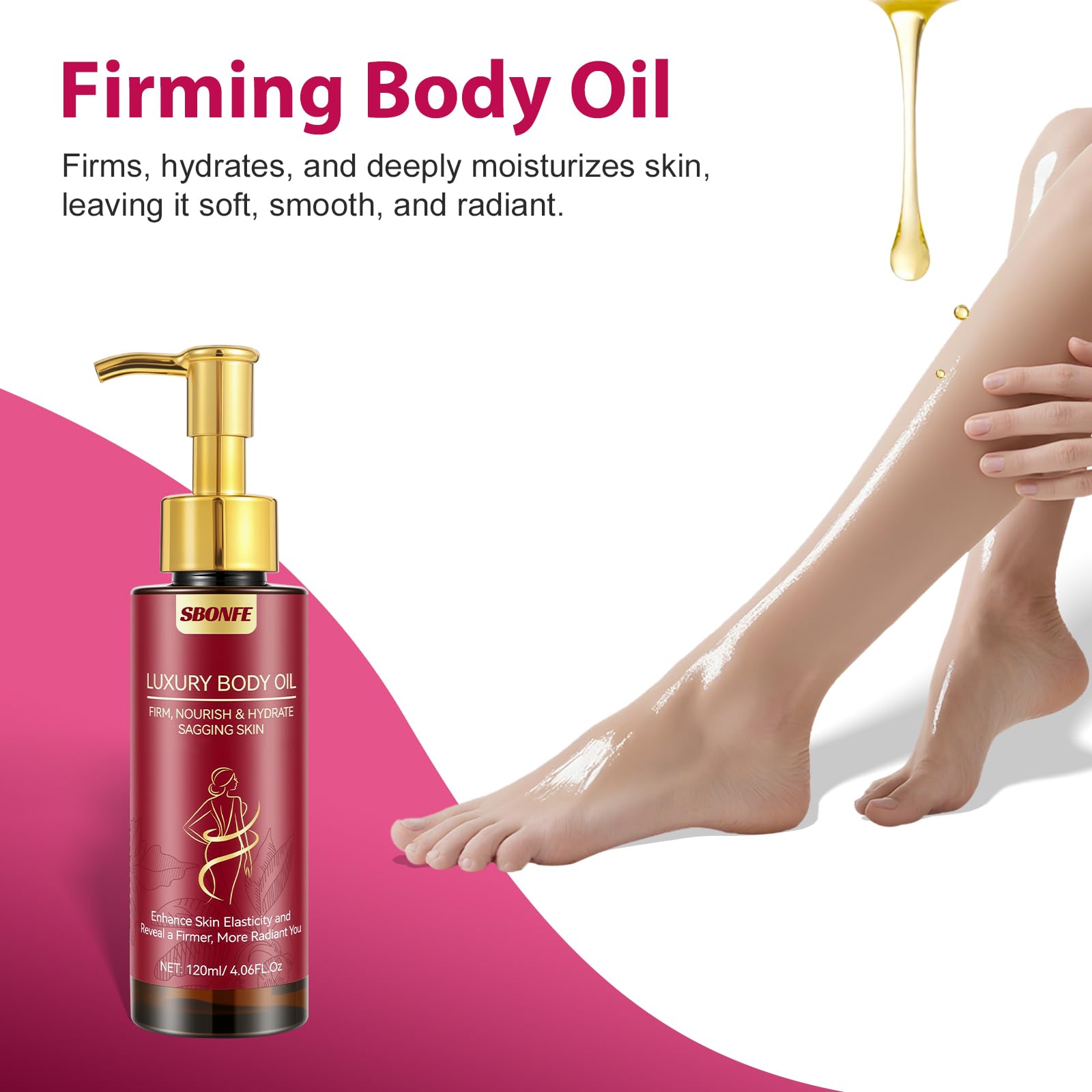 SBONFE natural ingredients label highlights rosehip and coffee oil.