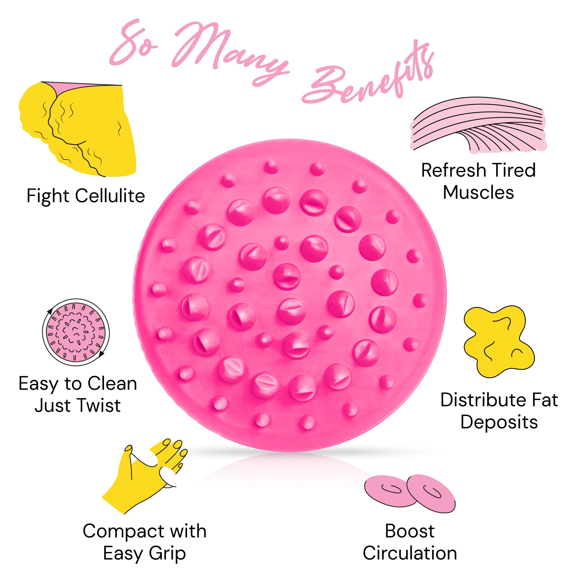 Utilisation dans la douche avec une crème cellulite Scala.