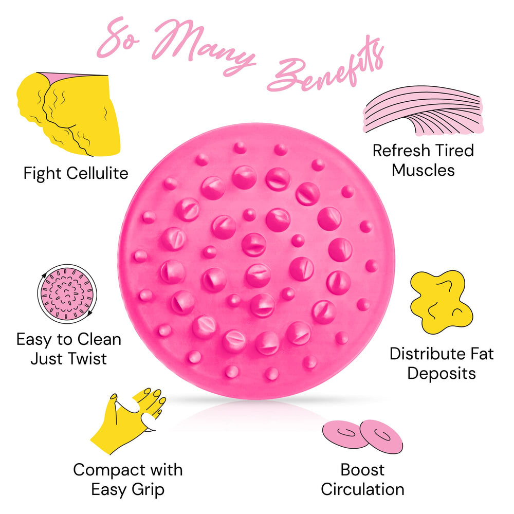 Utilisation dans la douche avec une crème cellulite Scala.