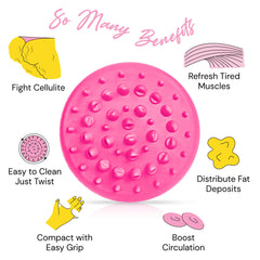 Utilisation dans la douche avec une crème cellulite Scala.