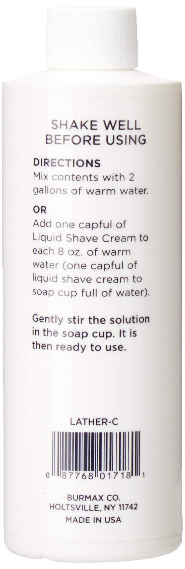 Scalpmaster Liquid Shave Cream – application facile favorisant une glisse fluide et maîtrisée
