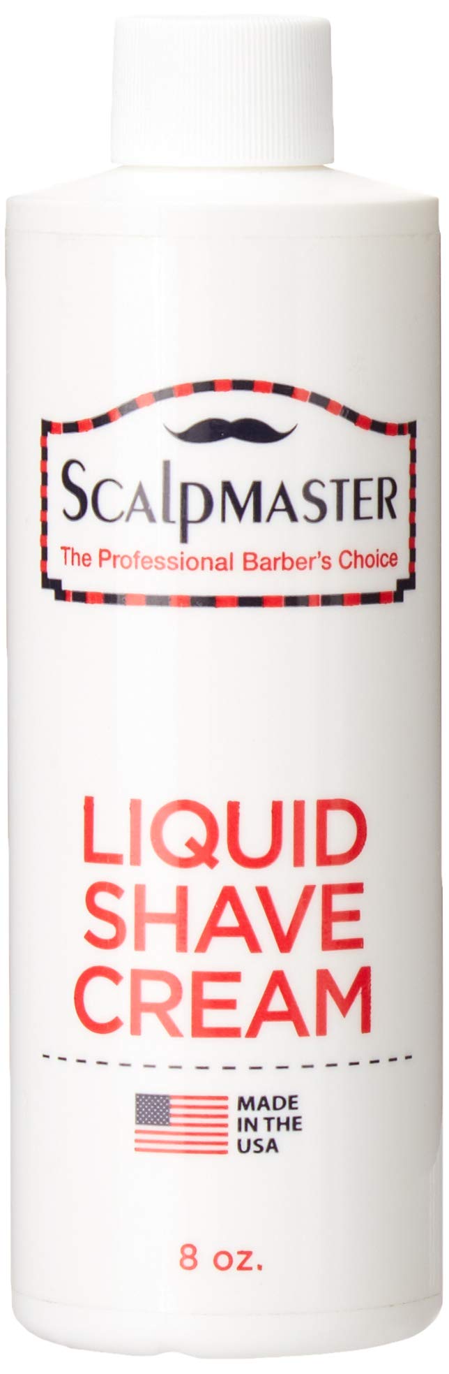 Scalpmaster Liquid Shave Cream – bouteille prête à l’emploi pour un rasage précis et doux