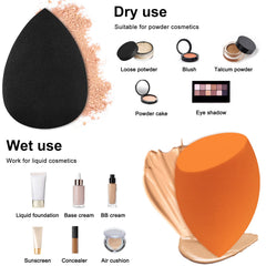 Éponge Scartink texture douce sans latex pour un maquillage confortable.