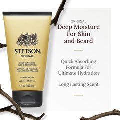 SCENT BEAUTY Stetson Crème visage et barbe : application facile et non grasse