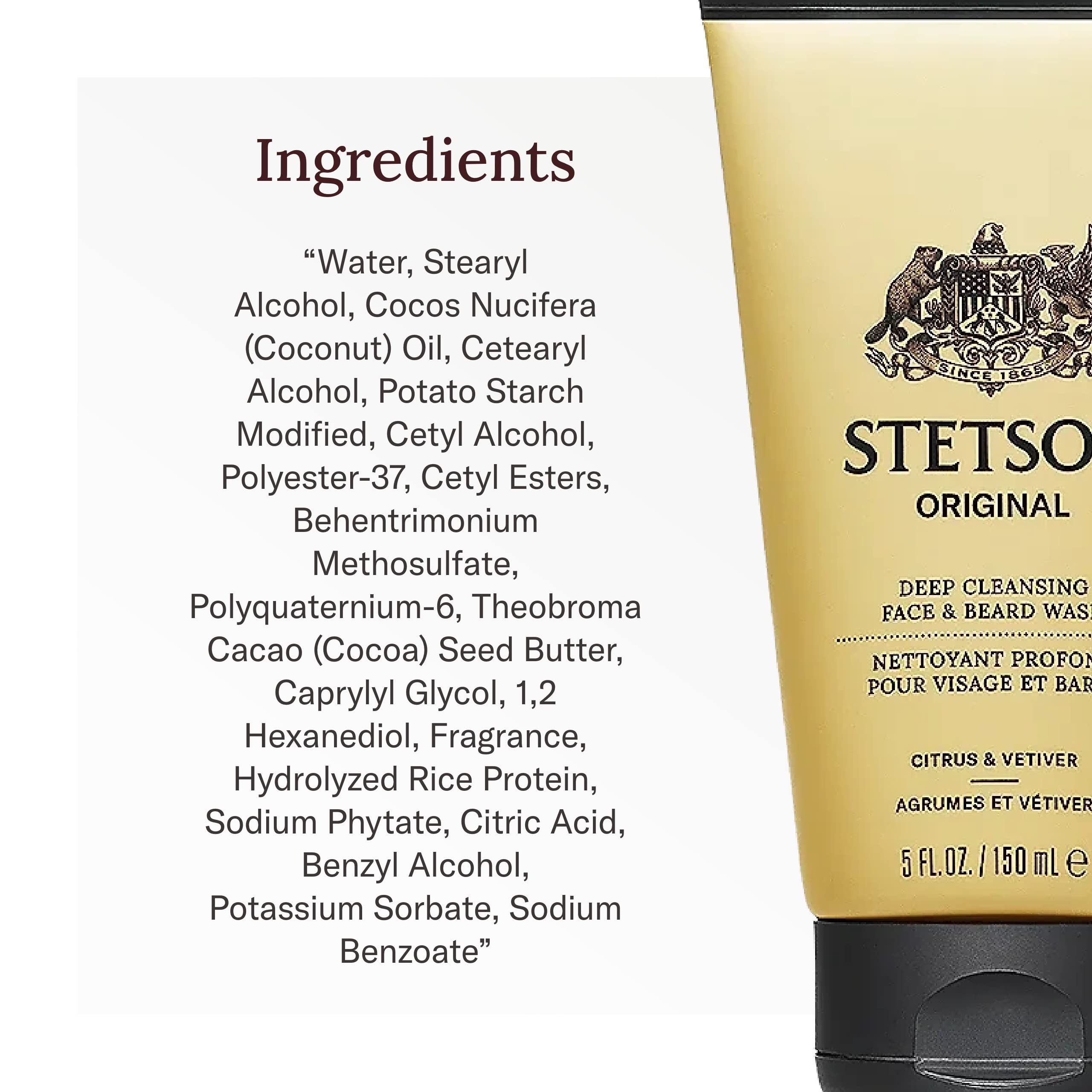 SCENT BEAUTY Stetson Texture non grasse : absorption rapide et fini léger