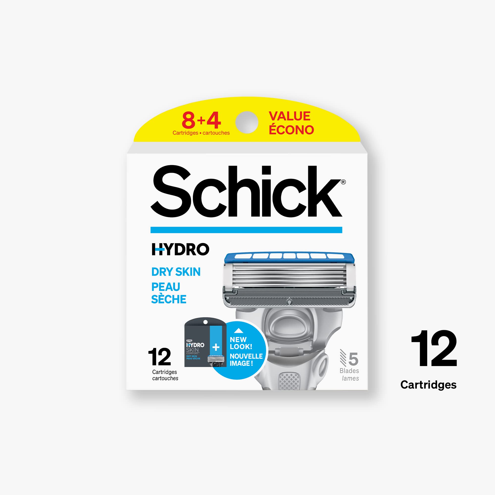 Schick Hydro 5 Sense Hydrate – gel coco: hydratation constante pendant le rasage.