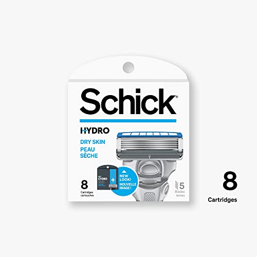 Schick Hydro 5 Sense Hydrate recharge vue arrière, protection cutanée et glisse optimisée