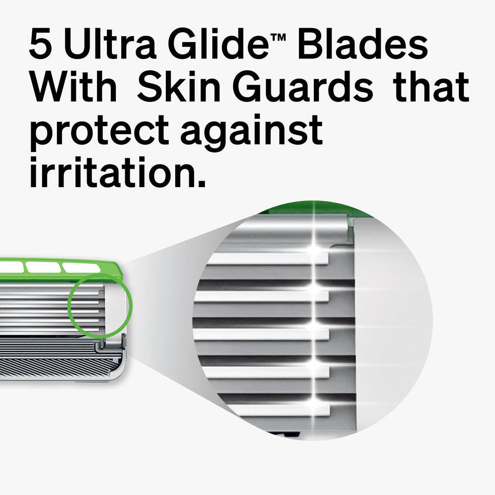 Protection des lames Schick Hydro Sensitive pour un rasage en douceur.