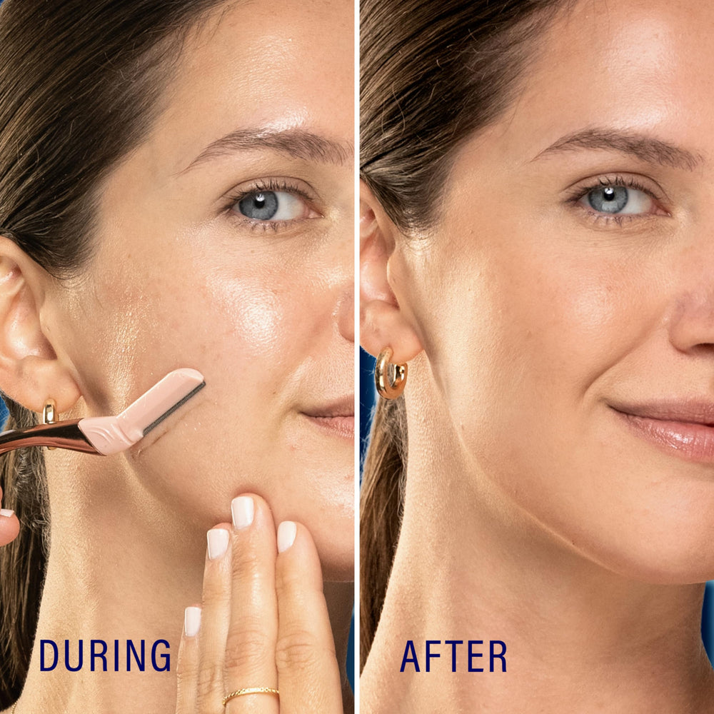 Schick Hydro Silk: microprotecteurs protègent la peau délicate durant dermaplanage.