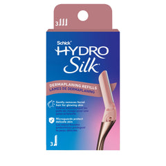Schick Hydro Silk: lames exfoliantes dévoilent une peau lumineuse.