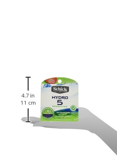 Usage quotidien avec Schick Hydro 5 Sense adapté aux peaux sensibles.