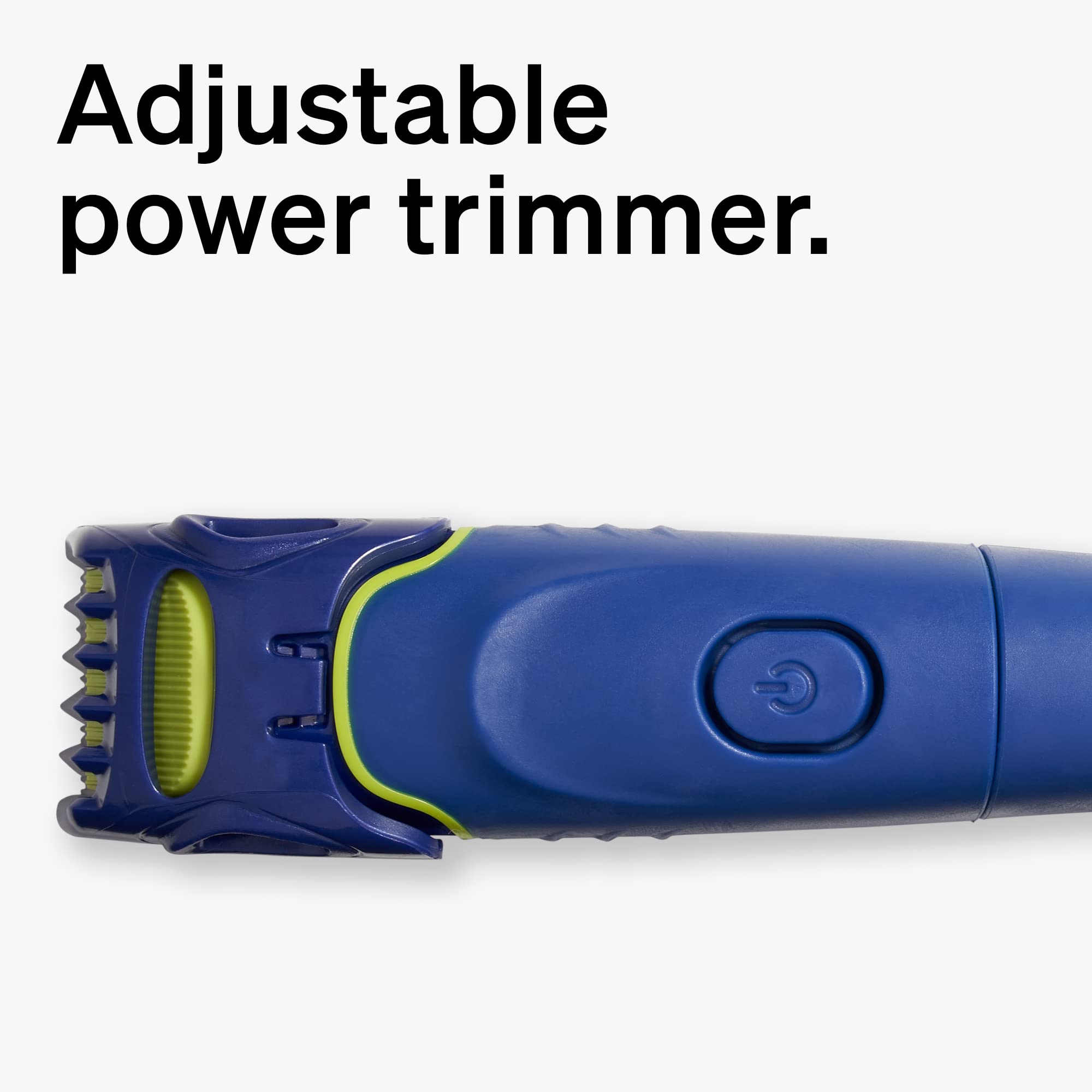 Schick Hydro 5 – trimmer intégré avec 3 longueurs réglables.