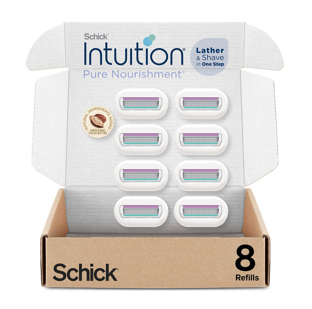Cartouches Schick Intuition pour rasage sans mousse et hydratation intégrée