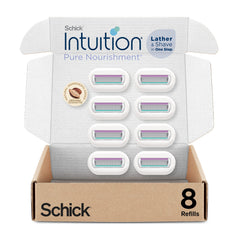 Cartouches Schick Intuition pour rasage sans mousse et hydratation intégrée