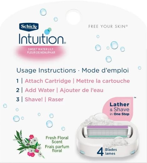Coffret cadeau Schick Intuition – 12 recharges, idéal cadeau pour elle.