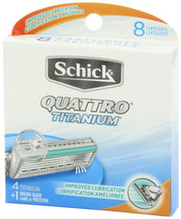 Récharges compatibles Schick Quattro pour hommes, utilisation flexible.