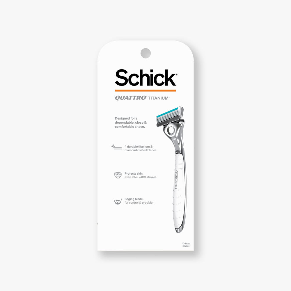 Bon rapport qualité-prix avec Schick Quattro Titanium.