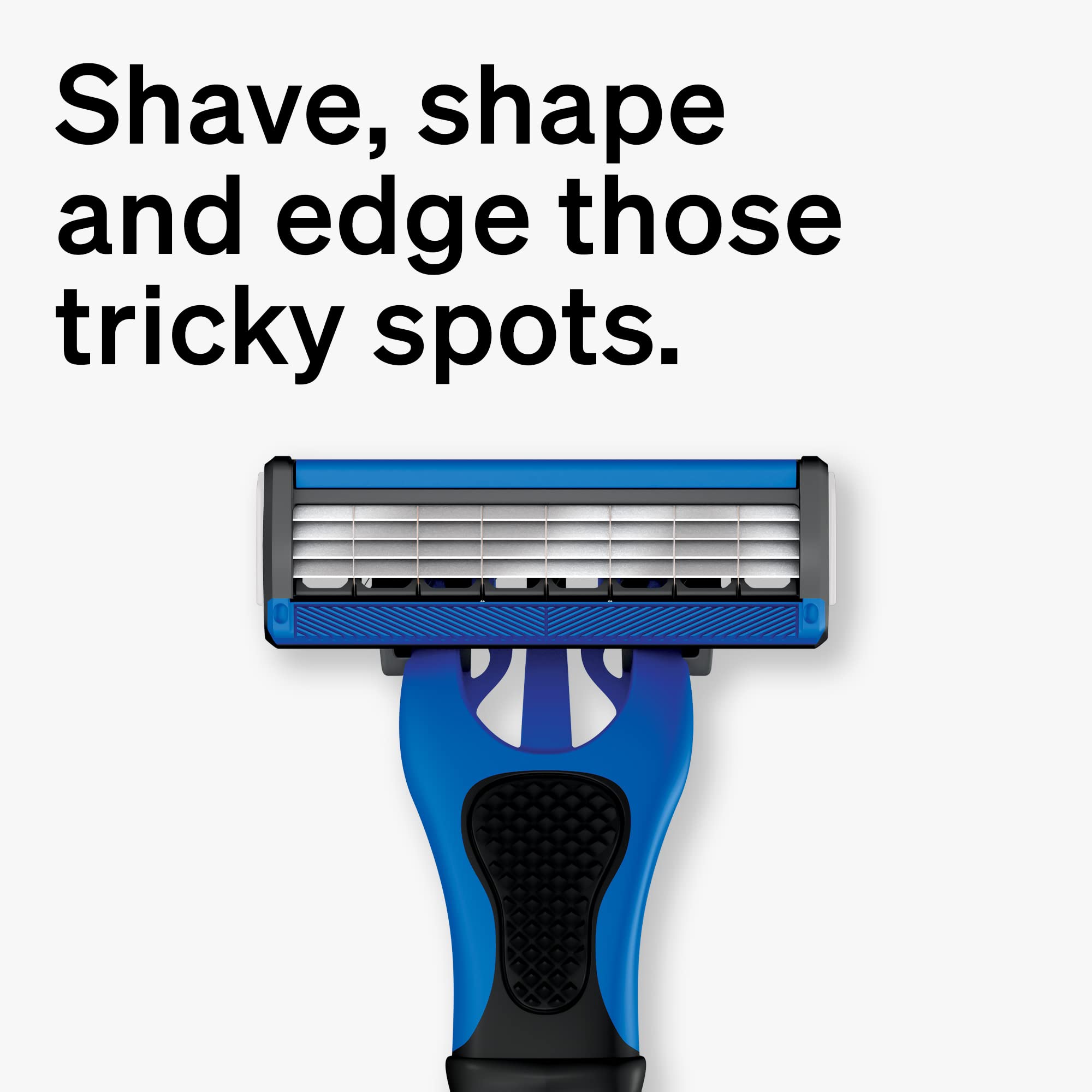 Schick Xtreme 4 Outlast : prise en main ergonomique sans glisse pour rasage maîtrisé.