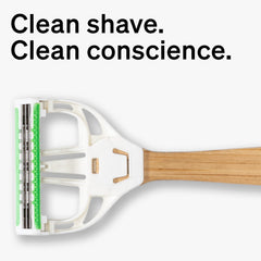 Bande apaisante Aloe sur Schick Xtreme Bamboo, réduction possible d'irritation.
