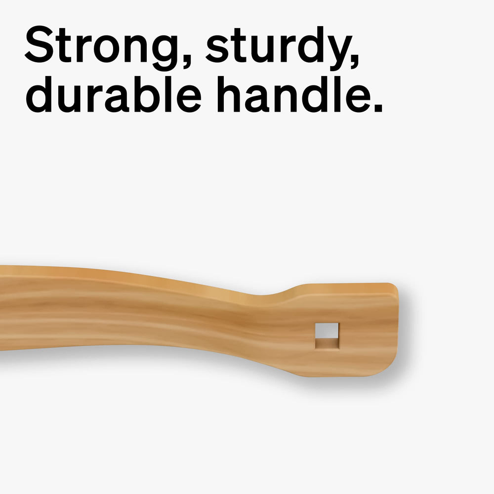 Détails de la poignée en bambou Schick Xtreme Bamboo, esthétique naturelle et robuste.