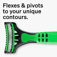 Lames flexibles s'adaptant aux contours du visage pour precision