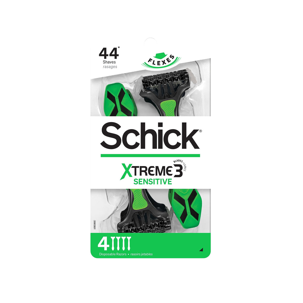 Schick Xtreme3 rasoir jetable pour homme, rasage précis et confortable