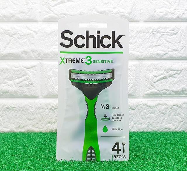 Bande de confort Schick Xtreme3 Sensitive offrant une glisse douce.