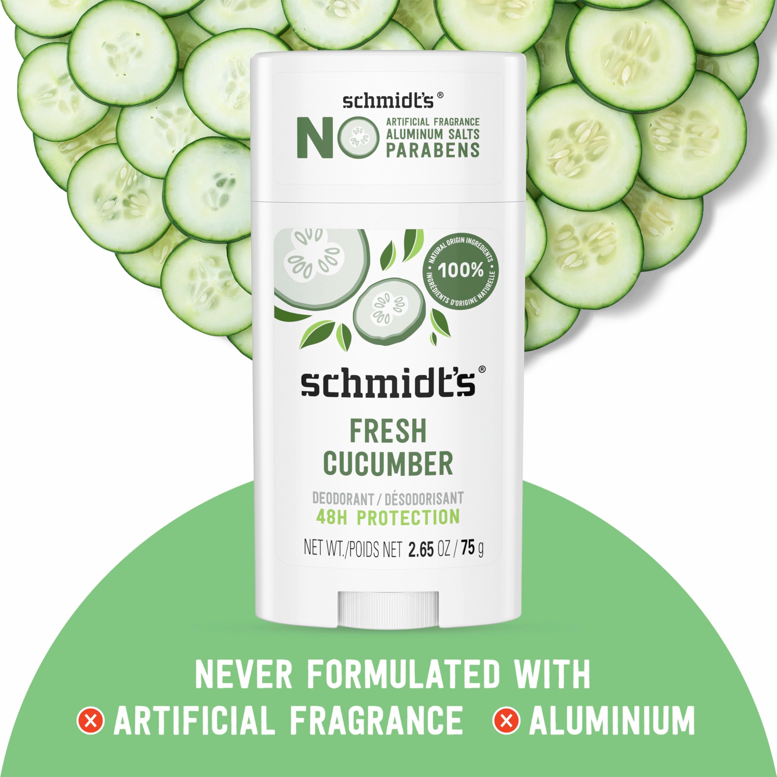 Schmidt's Déodorant vegan sans aluminium : respectueux de la peau et des animaux