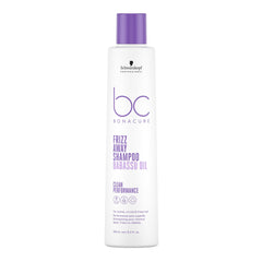Schwarzkopf Professional BC Keratin Smooth Shampooing micellaire, bouteille ouverte, douceur et maniabilité accrues.