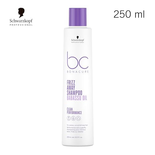 Schwarzkopf Professional BC Keratin Smooth Shampooing micellaire, fiche étiquette, utilisation simple et lissage plus naturel.