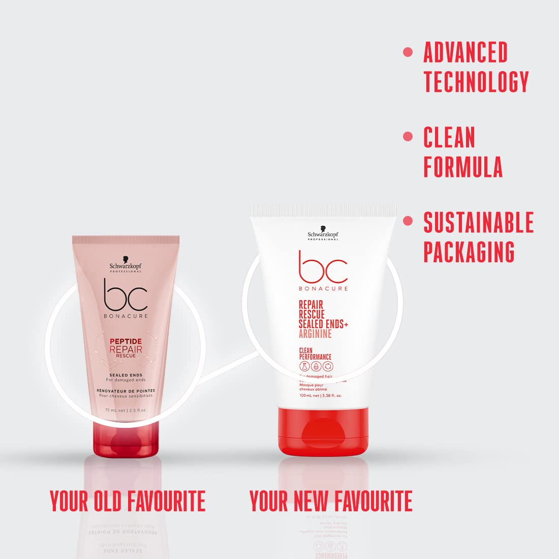 Schwarzkopf Bonacutre Peptide Repair Rescue appliquer sur les pointes et longueurs des cheveux.