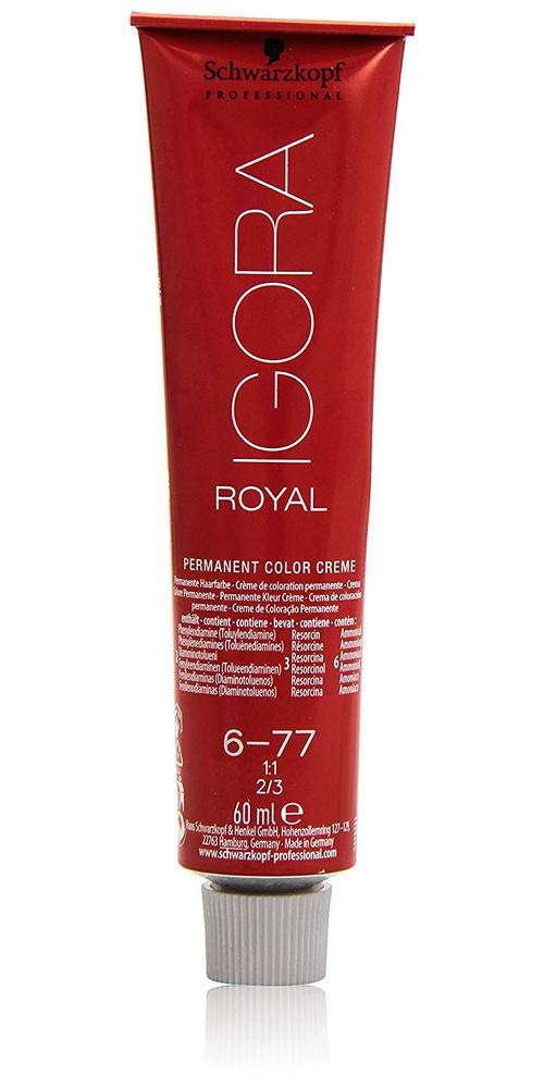 Igora Royal 6-77 lifting clair et brillance renforcée sur cheveux colorés.